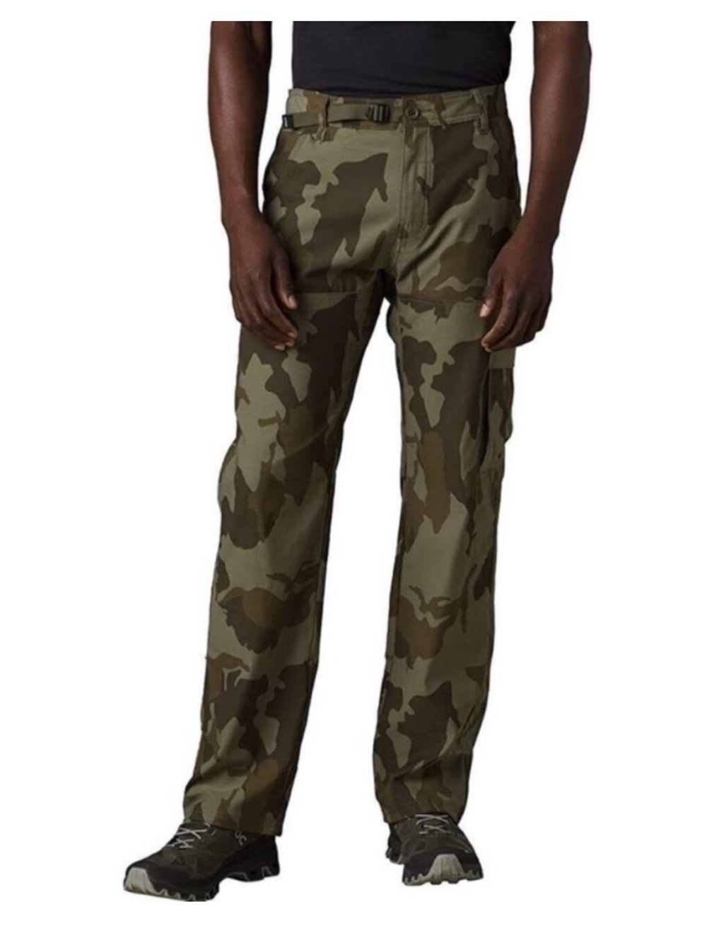 Prana Men's Cargo Pants in Olive Camo